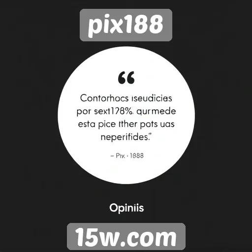 Feedback dos usuários sobre a experiência no pix188