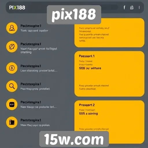 aspectos da interface de usuário do pix188